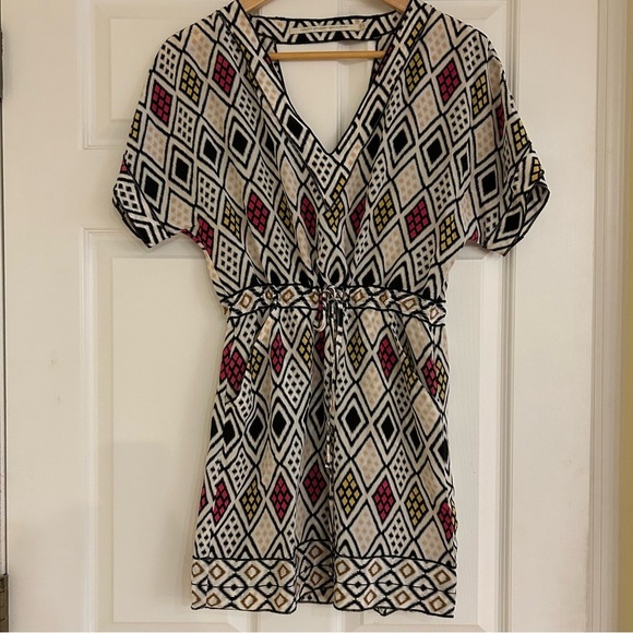 TWELFTH STREET by Cynthia Vincent Silk Print Dress - Picture 7 of 9